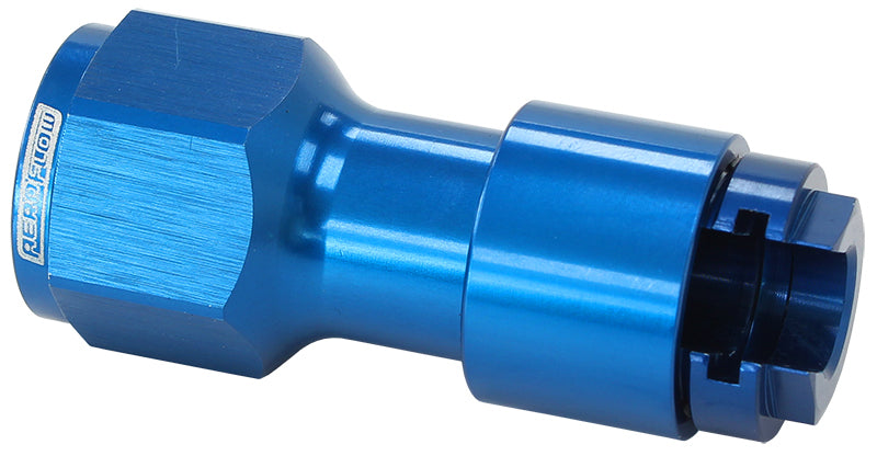 Aeroflow AF908-06-01 5/16" Push On Efi to -6ORB Port Blue Quick Connect Efi