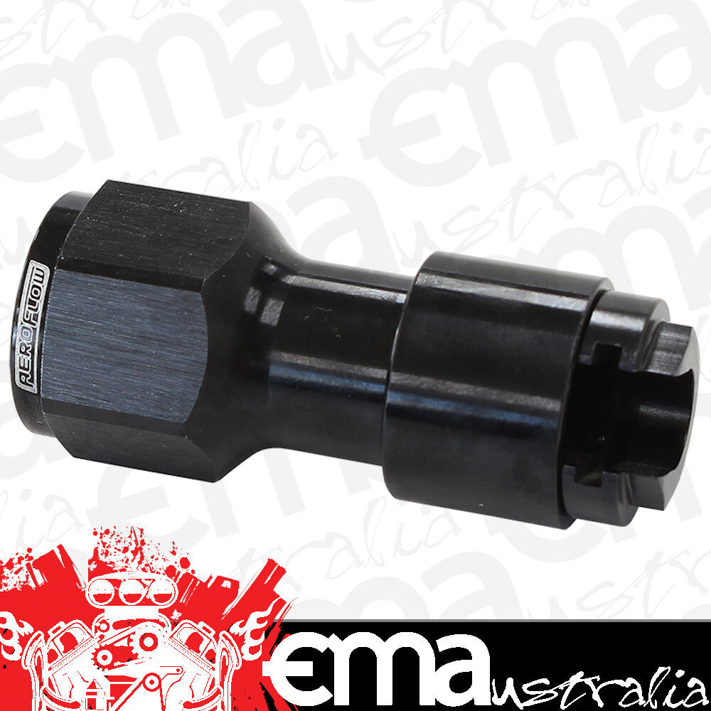 Aeroflow AF908-06-01BLK 5/16" Push On Efi to -6ORB Port Black Quick Connect Efi