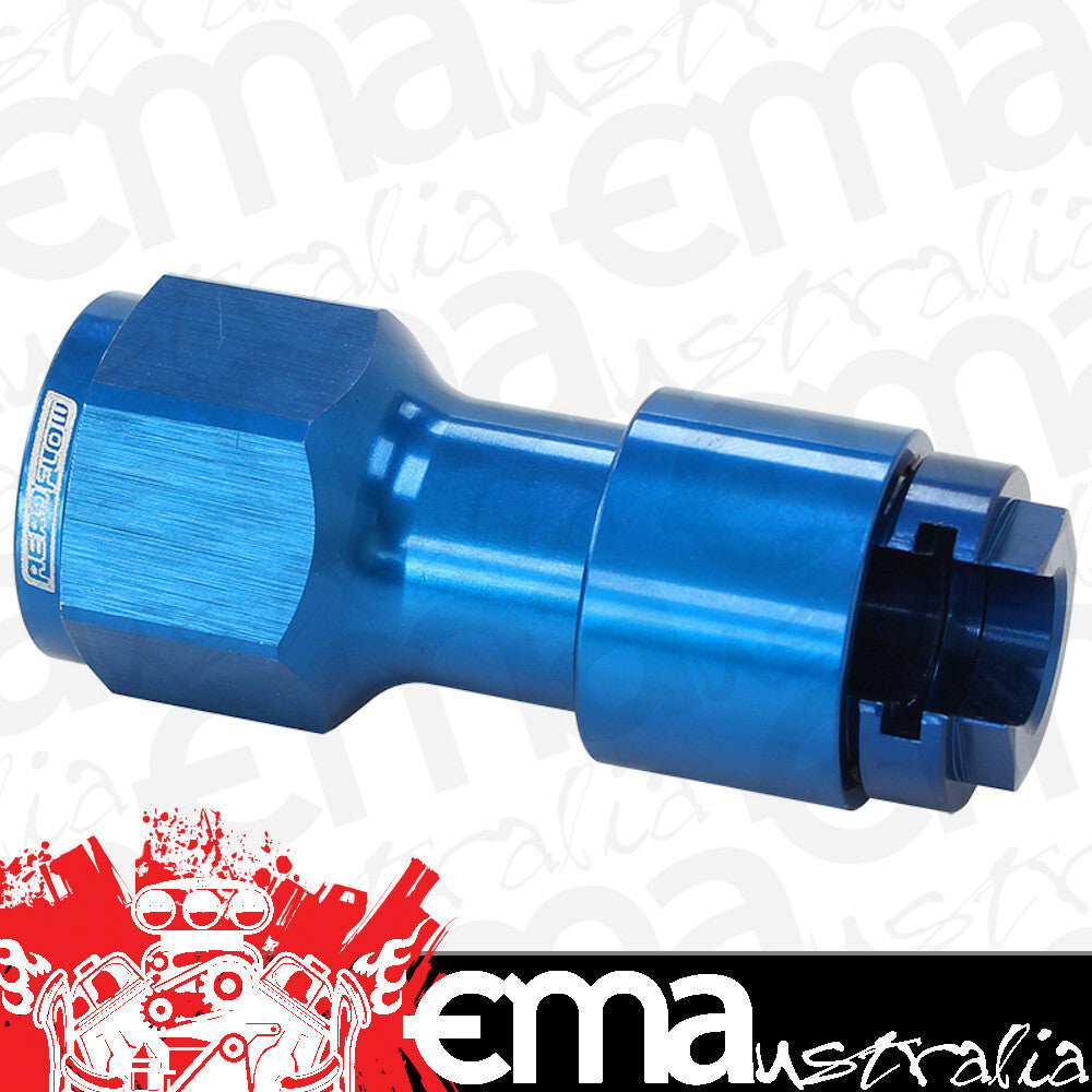 Aeroflow AF908-08-02 3/8" Push On Efi to -8ORB Port Blue Quick Connect Efi
