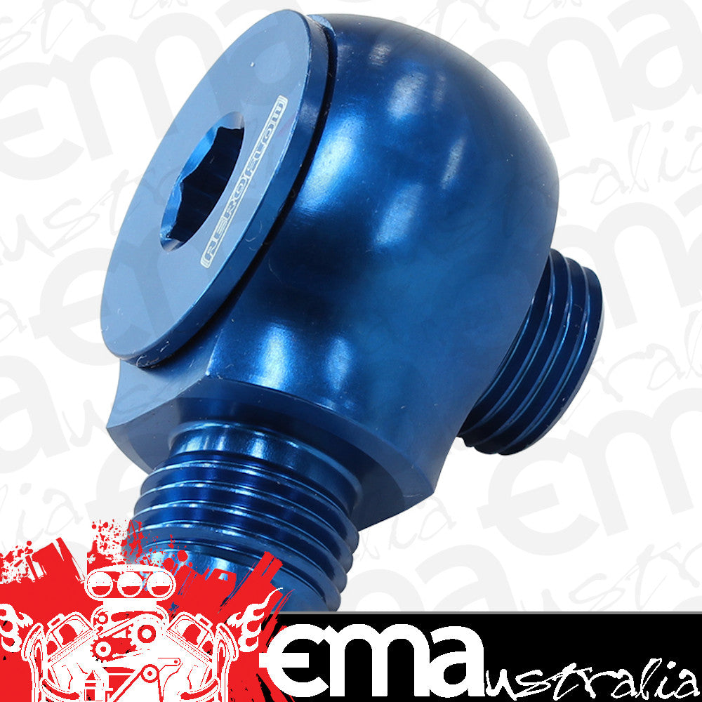 Aeroflow AF909-08 Slimline -8ORB to -8AN 90 Deg For Use In Tight Radius Area