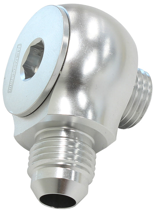 Aeroflow AF909-10S Slimline -10ORB to -10AN 90Degfor Use In Tight Radius Area