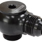 Aeroflow AF909-12BLK Slimline -12ORB to -12AN 90Degfor Use In Tight Radius Area