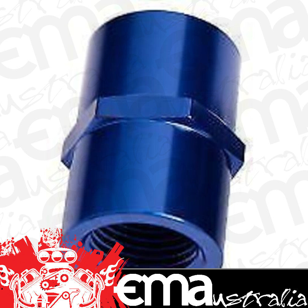 Aeroflow AF910-06 Female Coupler 3/8" NPT Blue Female to Female