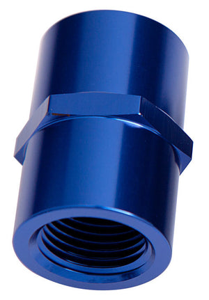Aeroflow AF910-12 Female Coupler 3/4" NPT Blue Female to Female