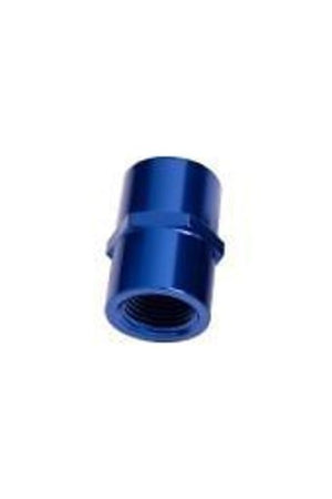Aeroflow AF910-16 Female Coupler 1" NPT Blue Female to Female