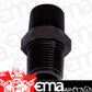 Aeroflow AF911-02BLK Male Coupler 1/8" NPT Black Male to Male