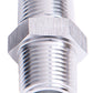 Aeroflow AF911-02S Male Coupler 1/8" NPT Silver Male to Male