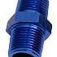 Aeroflow AF911-06 Male Coupler 3/8" NPT Blue Male to Male