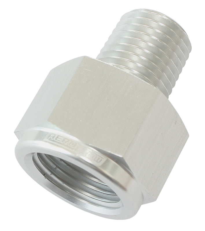 Aeroflow AF912-04-06S NPT Pipe Expander Silver 1/4" NPT Male 3/8" NPT Female