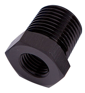 Aeroflow AF912-12-04BLK NPT Pipe Reducer Black 3/4" NPT Male 1/4" NPT Female
