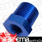 Aeroflow AF912-12-08 NPT Pipe Reducer Blue 3/4" NPT Male 1/2" NPT Female
