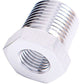 Aeroflow AF912-16-08S NPT Pipe Reducer Silver 1" NPT Male 1/2" NPT Female