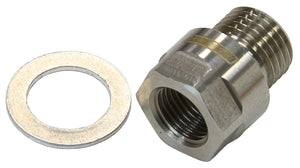 Aeroflow AF912-M12-01SS M12x1.25 Pipe Reduce to F/Male1/8" NPT Stainless Steel