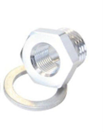 Aeroflow AF912-M14-02S M14x1.5 Pipe Reducer to F/Male1/8" NPT Silver