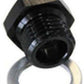 Aeroflow AF912-M16-02BLK M16x1.5 Pipe Reducer to F/Male1/8" NPT Black