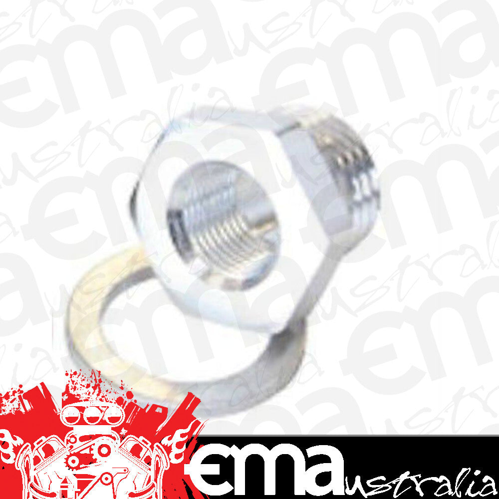 Aeroflow AF912-M16-02S M16x1.5 Pipe Reducer to F/Male1/8" NPT Silver