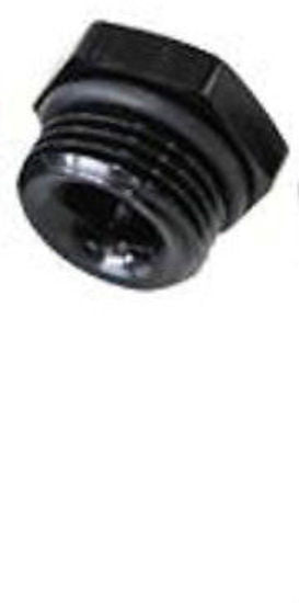 Aeroflow AF912-P06-02BLK -6ORB Port Reducer to 1/8" NPTblack Male to Female