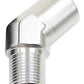 Aeroflow AF915-16S 45 Deg Female to Male 1" NPT Silver