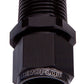 Aeroflow AF916-04-02BLK 1/8" NPT to -4AN Female Nut Black Straight Swivel Nut