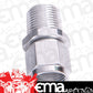 Aeroflow Performance Products AF916-06-04S 1/4" NPT to -6AN Female Nut Silver Straight Swivel Nut