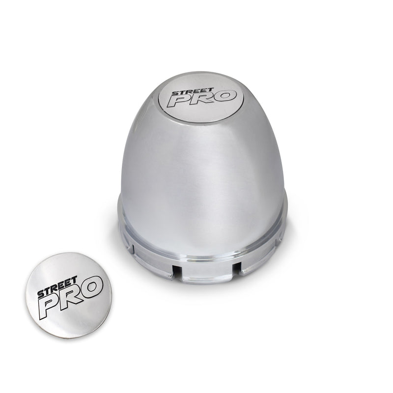Street Pro Wheels STP002-CL70 Center Cap Chrome Street Pro & Centerline Push In w/ 2 Centerline Decals