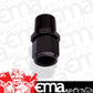 Aeroflow Performance Products AF916-12-08BLK 1/2" NPT to -12AN Female Nut Black Straight Swivel Nut
