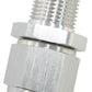 Aeroflow AF916-12-12S 3/4" NPT to -12AN Female Nut Silver Straight Swivel Nut