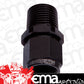 Aeroflow AF916-16-12BLK 3/4" NPT to -16AN Female Nut Black Straight Swivel Nut