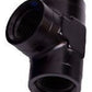 Aeroflow AF917-02BLK Female Pipe Tee 1/8" NPT Black Female 1/8" NPT