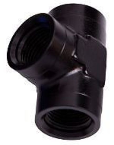 Aeroflow AF917-02BLK Female Pipe Tee 1/8" NPT Black Female 1/8" NPT