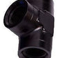Aeroflow AF917-06BLK Female Pipe Tee 3/8" NPT Black Female 3/8" NPT