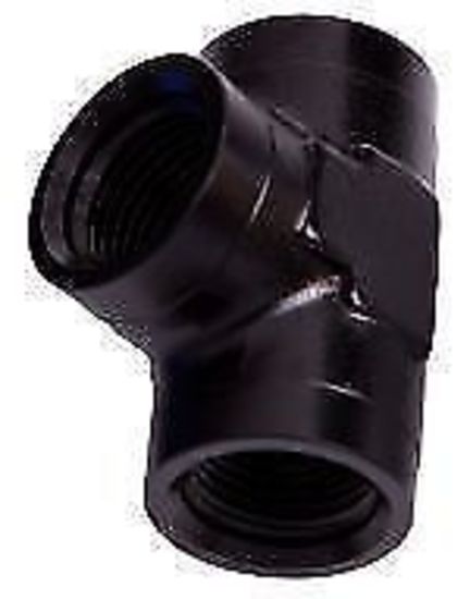 Aeroflow Performance Products AF917-10BLK NPT FEMALE PIPE TEE 3/4" BLACK