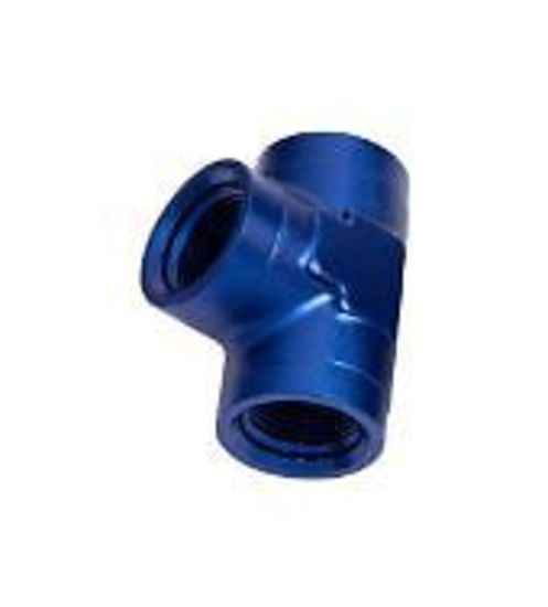 Aeroflow AF917-12 Female Pipe Tee 3/4" NPT Blue Female 3/4" NPT