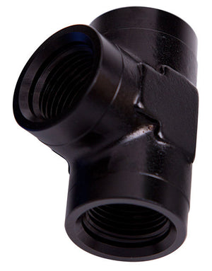 Aeroflow AF917-16BLK Female Pipe Tee 1" NPT Black Female 1" NPT