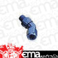 Aeroflow AF919-04-02 45 Deg 1/8" NPT to -4AN Femaleblue Full Swivel Fitting
