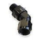 Aeroflow AF919-04-02BLK 45 Deg 1/8" NPT to -4AN Femaleblack Full Swivel Fitting