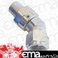 Aeroflow AF919-04-02S 45 Deg 1/8" NPT to -4AN Femalesilver Full Swivel Fitting