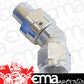 Aeroflow AF919-06-02S 45 Deg 1/8" NPT to -6AN Femalesilver Full Swivel Fitting