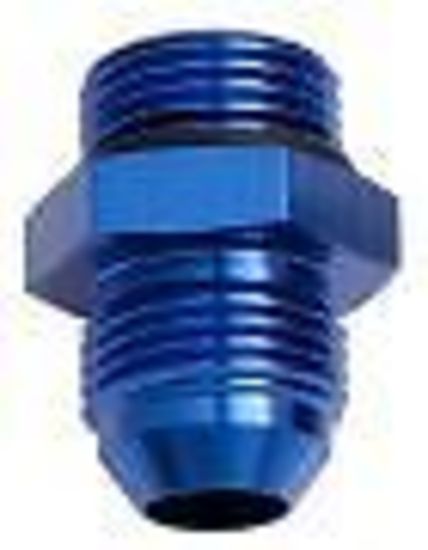 Aeroflow AF920-04 -4 ORB to -4AN Straight Blue Male to Male