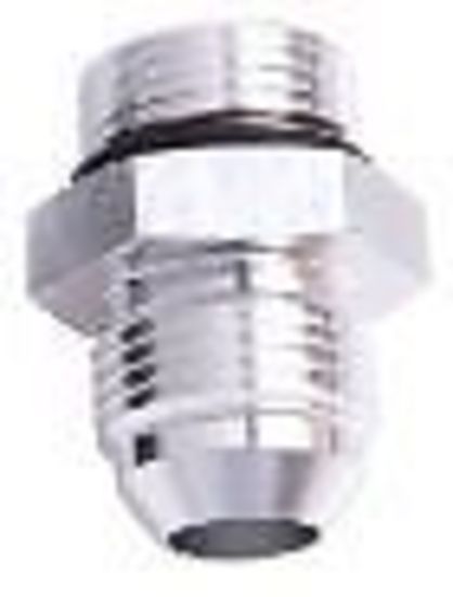 Aeroflow AF920-04S -4 ORB to -4AN Straight Silver Male to Male