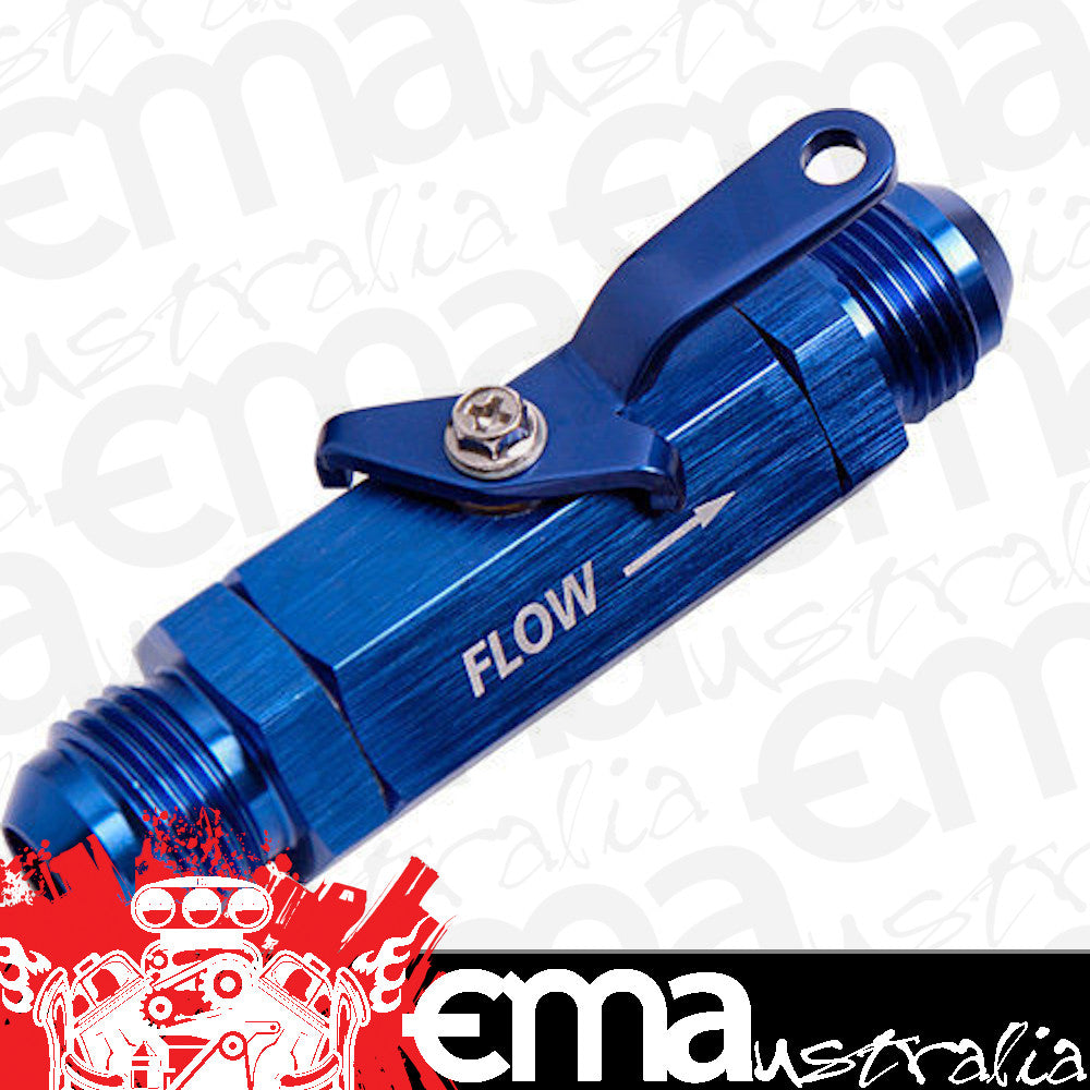 Aeroflow AF1000-08 Shut Off Valve -8AN Blue