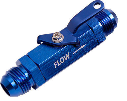Aeroflow AF1000-08 Shut Off Valve -8AN Blue