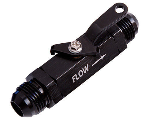 Aeroflow AF1000-08BLK Shut Off Valve -8AN Black