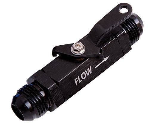 Aeroflow AF1000-12BLK Shut Off Valve -12AN Black
