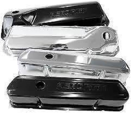 Aeroflow AF1821-5002 Ford 289-351W SBF Valve Cover Chrome with Aeroflow Logo