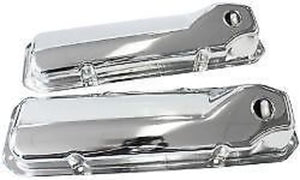 Ford Cleveland 302-351 C.I.D 302-351C SBF Valve Cover Chrome without Logo Aeroflow Performance Products AF1821-5051