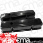 Aeroflow AF1822-5000 Chev 283-350 SBC Valve Cover Tall Black with Aeroflow Logo