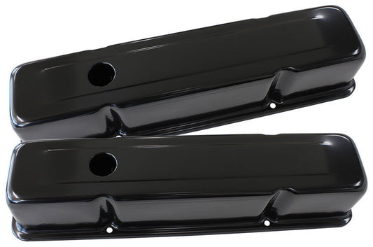 Aeroflow AF1822-5050 Chev 283-350 SBC Valve Cover Tall Black without Logo