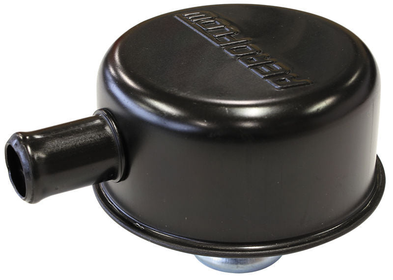 Aeroflow Performance Products AF1822-7001 Black Valve Cover Breather Push In with 5/8" Spout W/Log