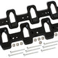 Aeroflow AF1850-1007 GM LS Intake Adapters Rectanglto Cathedral LSA Charger Retr